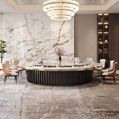 China Table Chinese Style Restaurant Hotel Table Marble Top Table for sale