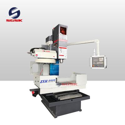 China Building Material Shop Linear Rail CNC Drilling Machine ZXK860S CNC Drilling And Milling Machine for sale