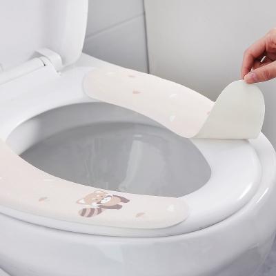 China Disposable Toilet Seat Cover Sticky Warm Soft Toilet Seat Cushion for sale