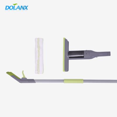 China Sustainable fashionable practical dolanx DL17051 window squeegee with two spray switch and a dustcloth for sale