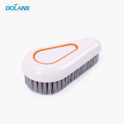 China Stocked High Quality BSCI Shoe Brush Kitchen Floor Cleaning Brush With A Small Sponge Pad for sale