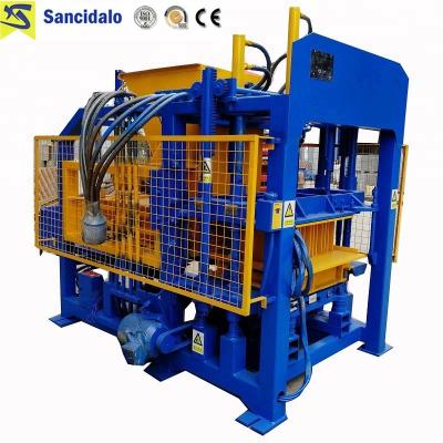 China QT4-25 CONCRETE automatic concrete paving block making machine in Cameroon for sale