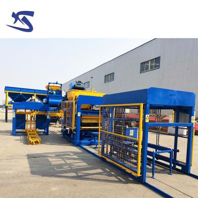 China Building material shops concrete and cement block brick making machine vibropresses for myanmar QT6-15C for sale