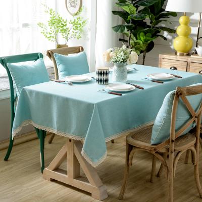 China Ramadan Emerald Green Thick Pvc Waterproof Cloth Table Cover Prayer Dining Table Cloth for sale