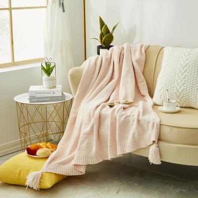 China Design Wearable Upper Universe Summer European Style Cotton Knitted Soft Blanket Throw for sale