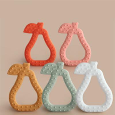 China Toy Wholesale Customized Baby Chewable Soft Silicone Teether Bpa Free Teething Toys for sale