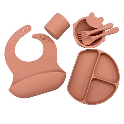 China Silicone Antibacterial Wholesale Baby Feeding Set Of Slim Mini Fork And Spoon for sale