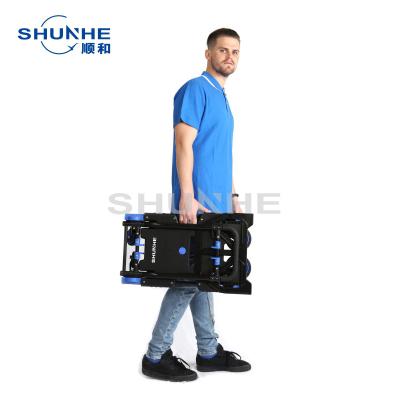 China Transoprt New Design 2 in 1foldable Platform Hand Trolley to Move Easy Storage 300lb for sale