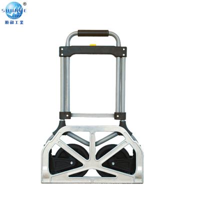 China New Folding Wheel Design Hand Tool 90kg Folding Hand Trolley With TPR Wheel for sale