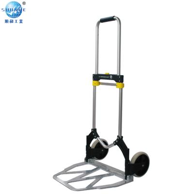 China FW-90BHL folding aluminum handtruck buying plate bigger with bigger loading capacity for sale