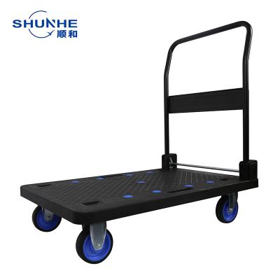 China UniSilent Large Platform 250kgs 550lbs Hotel Kitchen Dining Food Service Steel Platform Cart for sale