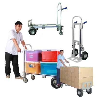 China Heavy Duty Aluminum Handtruck Easy-carry 200-250kgs Load Capacity for sale