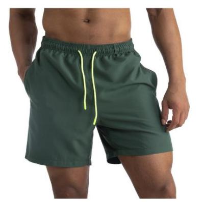 China OEM Custom Logo Summer Plain Men's Swimwear Briefs Quick Dry Beach Anti-Wrinkle Sweat Short Pants For Men for sale