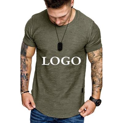 China Wholesale Custom Anti-Wrinkle Plus Size Mens T Shirts O Neck T-shirt 100% Cotton Shirts Plain Blank T Shirts For Men for sale