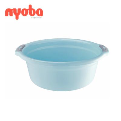 China Homio 10Lplastic Large Capacity Dormitory Household Household Baby Student Durable Non-slip Portable Round Viable Wholesale Face Wash Basin for sale