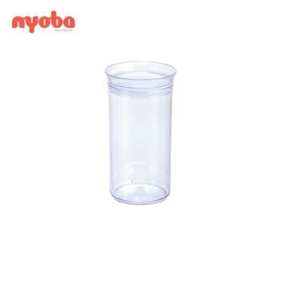 China 2019 Wholesale Freshness Preservation Air Tight Transparent Kitchen Food Storage Container AS Eco Friendly With Vacuum Canister Silicone Seal Ring for sale