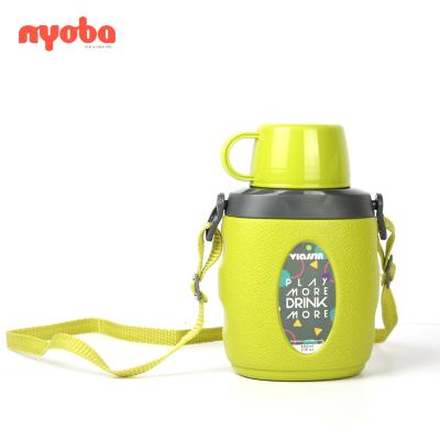 China 2019 Wholesale Hot Viable Free Leakproof Gym BPA Free Plastic Portable Cartoon Large With Rope Outdoor Kid Child Sports Water Bottle for sale