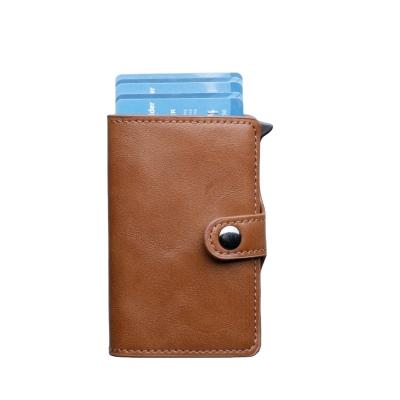 China Fashion New Design Credit Card Holder RFID Aluminum Men Slim Holder De La Tarjeta for sale