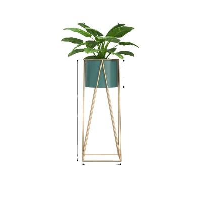 China Wholesale Corrosion Resistance Plant Metal Plant Rack Flower Stand Flower Pot Plant Stand Set Flower Pot for sale