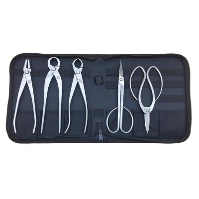 China Extended Shear Anti-Slip Garden Tool Kit Pruning Handle Cutter Stainless Steel Scissors Kit With Nylon Case Bonsai Pruning Home Tool B3B for sale