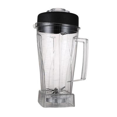 China Hotel Ideagree Shatterproof Ice Cream Breaking Blender 2L Plastic PC Round Jar With Blade Set for sale