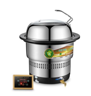 China Hotel Ideagree SC03 Commercial Fast Heating 2250w Electric Food Steamer Pot Cooker Machine for sale