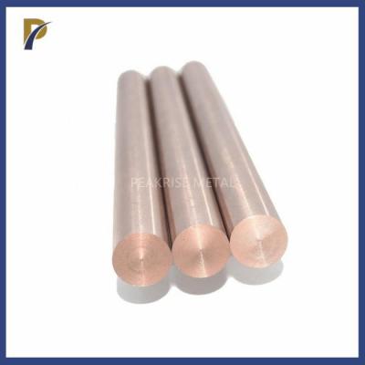 China Dia 25mm WCu20-van de Legeringsrod bright surface for electrodes van het Wolframkoper het Wolframkoper Rod Copper Tungsten Bar Te koop