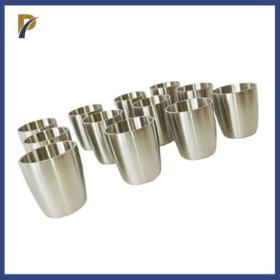 China 10ml 25ml 35ml 40ml Low Form Zirconium Crucible Straight Wall Zirconium Crucible for sale