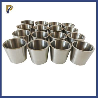 China 25ml 50ml 45ml Tapered Zirconium Crucible Analysis Zr702 Crucible With 1mm 2mm for sale