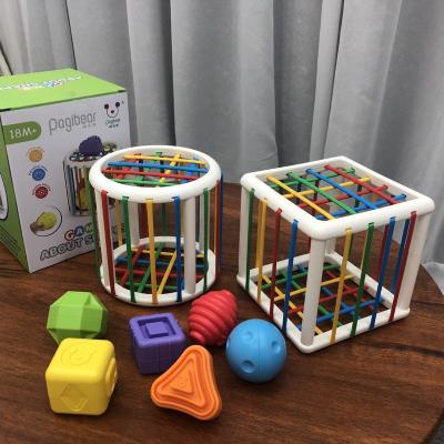 China Develop Children Intelligence Amazon Kids Color Knowledge Educational Shape Matching Game Toy Kids Sensory Learning Montessori Toys for sale