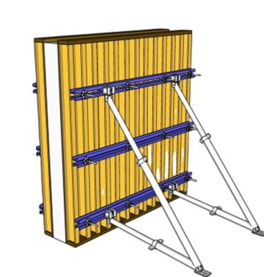 China Zeemo Traditional Wall Formwork H20 Concrete Timber Beam For Construction Shear Wall for sale