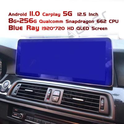 China 8+256GB Android 11 GPS Car Multimedia Player For BMW 5 Series F10 F11 Car Stereo GPS Navigation Auto Radio Head Unit 2009-2016 for sale