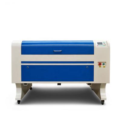 China Water Cooled Ruida 6442/6445 Wood Laser Head RECI Laser Source 80W 100W 130W Voiern CO2 Laser Cutting Machine Controller Cutting 9060 for sale