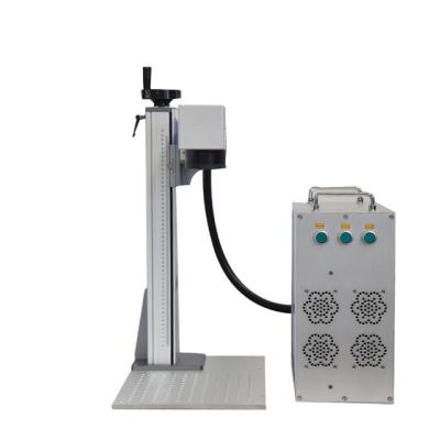 China Good Selling 20W 30W 50W Air Cooled Plastics/MDF/Acrylic/Crystal/Glass/Cloth Fiber Laser Marking Machine for sale