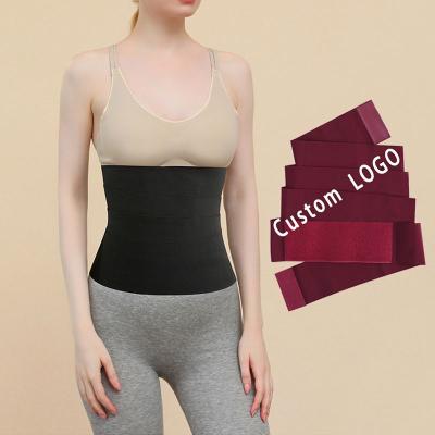 China Breathable Custom LOGO Body Wrap Waist Trainer Waist Wrap for sale