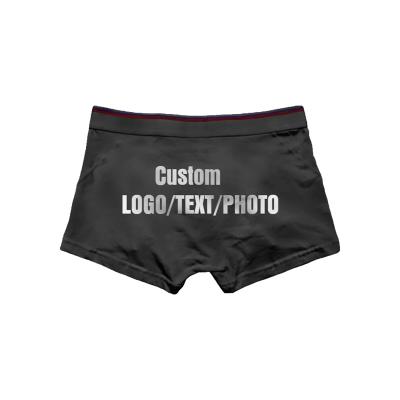 China Antibacterial Custom Logo Private Label Embroidery Custom Boxer Briefs for sale