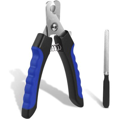 China Stocked pet nail scissors in pet cleaning and grooming products for sale