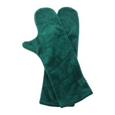 China Durable Pet Towel Gloves Large For Drying Dog Or Cat Fur After Bath Ultra Absorbent Microfiber Material 2 Packs Bathing Products 40x11.5cm for sale