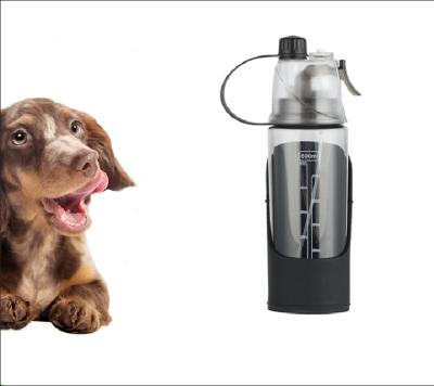 China Non-automatic Dog Water Bottle For Walking Dog Travel Water Dispenser Multifunctional Portable Pet People Share Bottel for sale