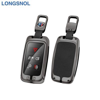 China High Quallity LONGSNOL Car Cover Keychain Keys Bag Cowhide Car Key Case For Land Rover Car Key Accessories for sale