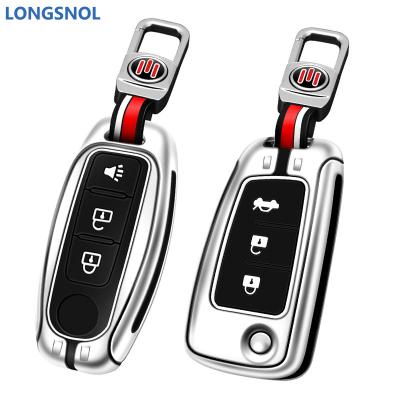 China Fashion LONGSNOL Car Remote Key Case Cover Shell Fob Keychain For Nissan LIVINA TIIDA TEANA QASHQAI BLUEBIRD X-TRAIL for sale