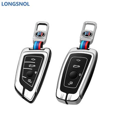 China High Quallity LONGSNOL Car Key Case Cover Keychain Keys Bag For BMW Car Key Accessories High Quality for sale