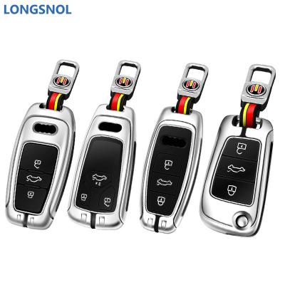 China High Quallity LONGSNOL Car Cover Keychain Keys Bag Car Key Case For Audi Car Key Accessories High Quality for sale