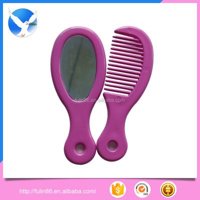 China Chinese palette hair straightening bristle brush taobao brush comb mirror set for sale