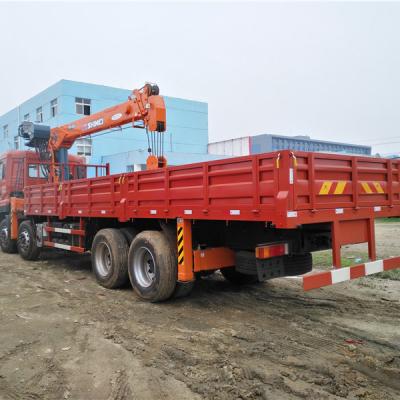 China TRUCK CRANE 6x4 Truck Crane Mounted Telescoping Hydraulic Boom Crane With 10 Ton Boom Truck Crane for sale