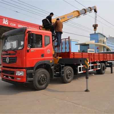 China TRUCK CRANE 6x4 Truck Crane Mounted Telescoping Hydraulic Boom Crane With 10 Ton Boom Truck Crane for sale