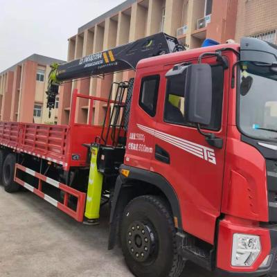 China TRUCK CRANE 6x4 Truck Crane Mounted Telescoping Hydraulic Boom Crane With 12 Ton Boom Truck Crane for sale