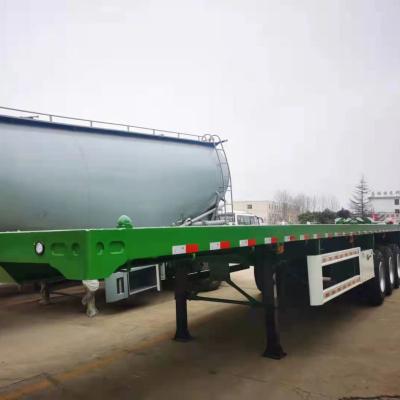 China Professional 45ft Flatbed Truck Trailer Semi Trailer Truck Trailer for sale