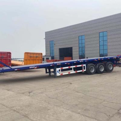 China Professional 45ft Flatbed Truck Trailer Semi Trailer Truck Trailer for sale