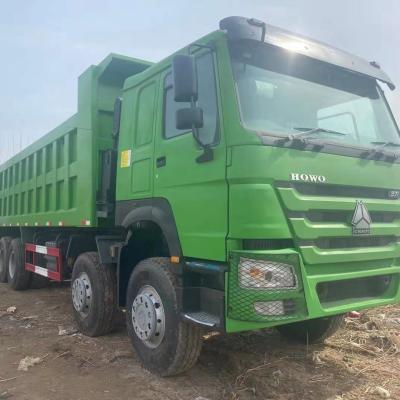 China Sinotruk 8x4 Howo 371HP 60 Wheel Used Dump Tipper Truck > 8L for sale